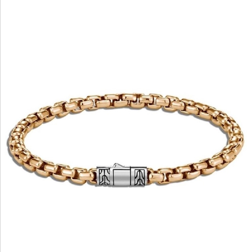 John Hardy Classic Chain Bronze over Sterling Silver Bronze Bracelet